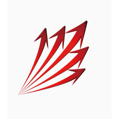 红色箭头装饰图