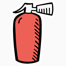 简笔画灭火器