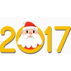 2017圣诞老人创意矢量图