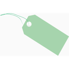 吊牌标签矢量图