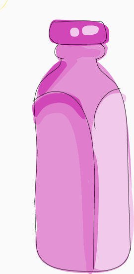 卡通瓶子