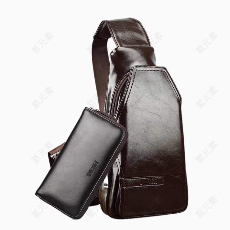 斜跨胸前单肩男士背包