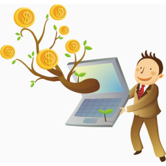 矢量卡通商务元素