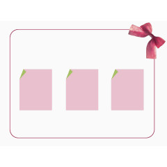 可爱粉色蝴蝶结PPT背景