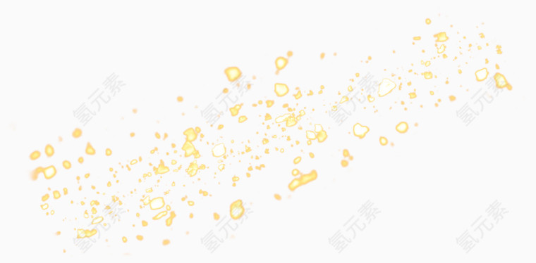 橙色装饰光效
