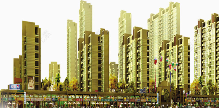 高大房地产楼宇素材