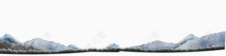 雪山远景素材