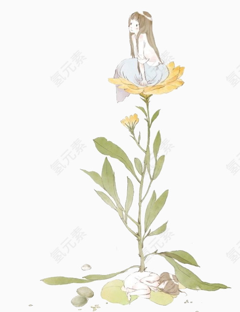 卡通人物 小女孩