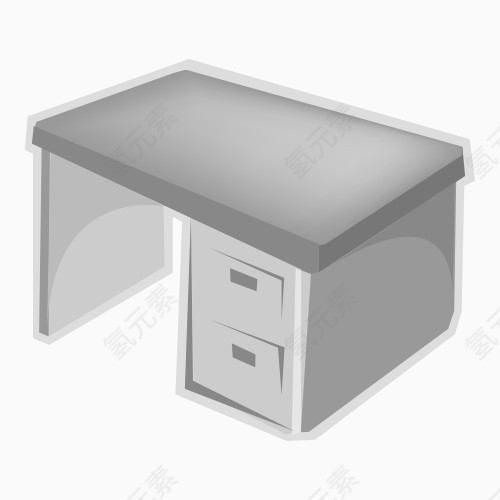 抽屉模型矢量图