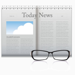 矢量艺术读物报纸