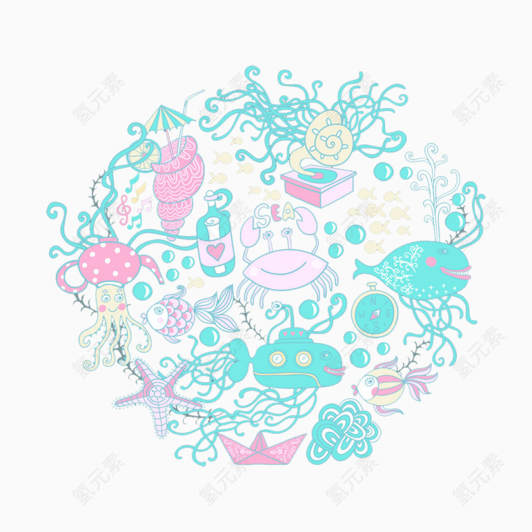 海洋生物图片素材
