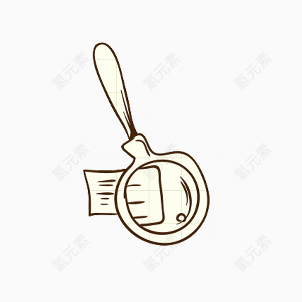手绘放大镜