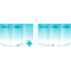 矢量精美画册图案设计素材