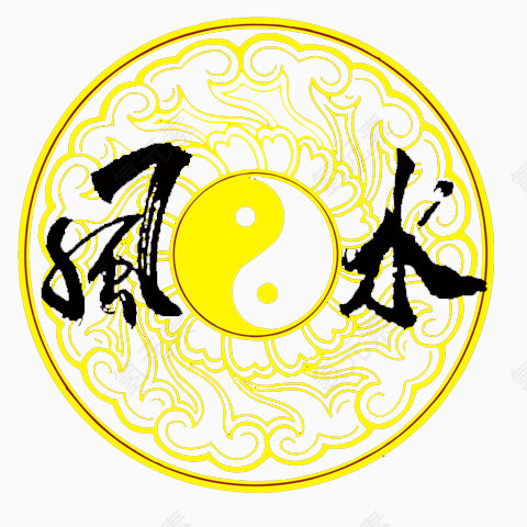 金色风水图标