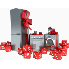 促销的家用电器