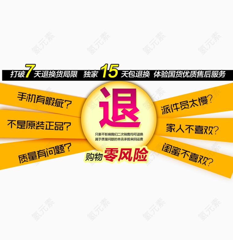 零风险退换货