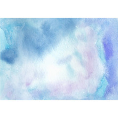 蓝色水彩纹理