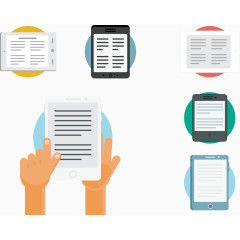 矢量电子书阅读器插图