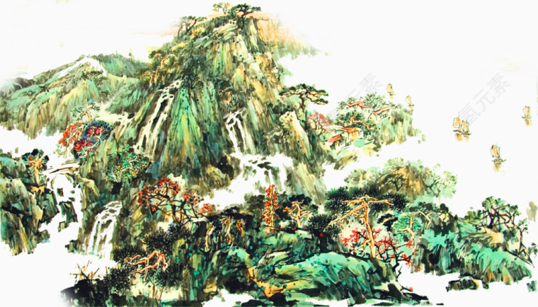 大师水墨画