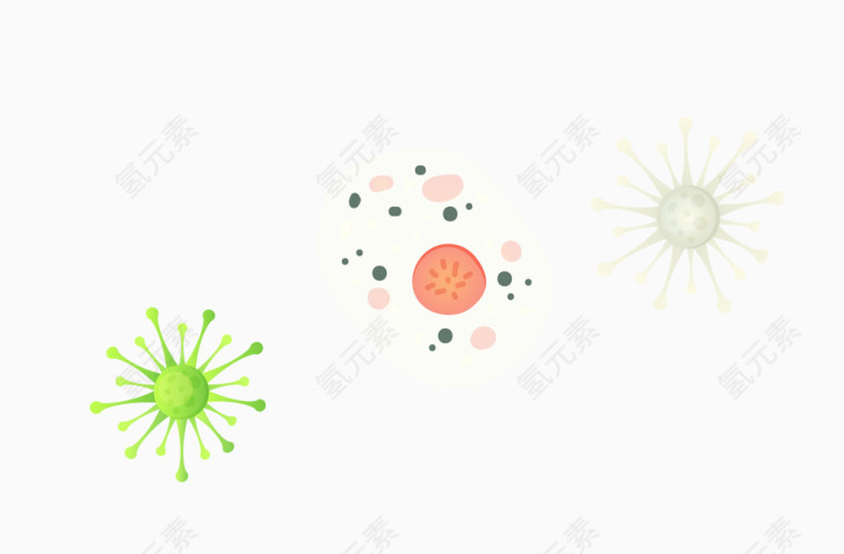 矢量病毒素材
