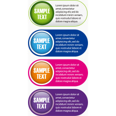 矢量分类PPT元素标签