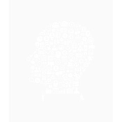 矢量创意商务男子头像