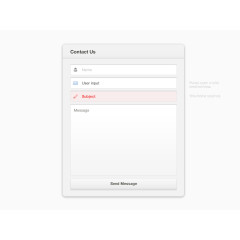 网页设计联系人表格素材