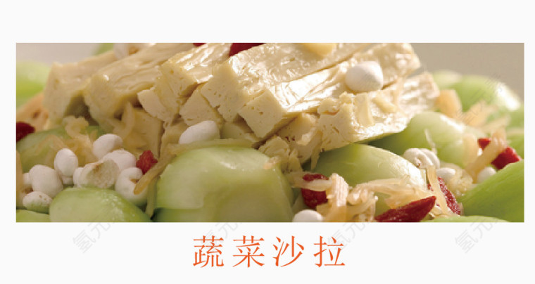 蔬菜沙拉素材