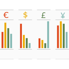 矢量PPT设计条形图排列