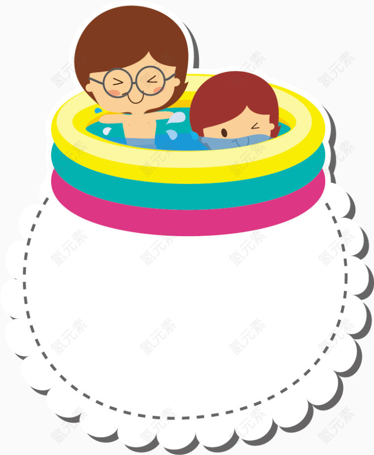 可爱卡通儿童贴纸