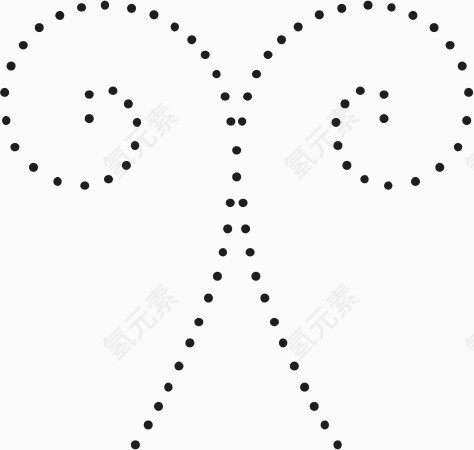 点线面构图底纹角花素材