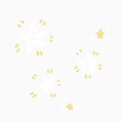 热闹星星氛围装饰卡通手绘