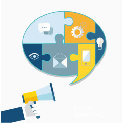 扁平化通知素材