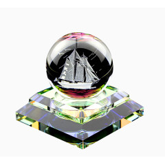 定制水晶球汽车摆件