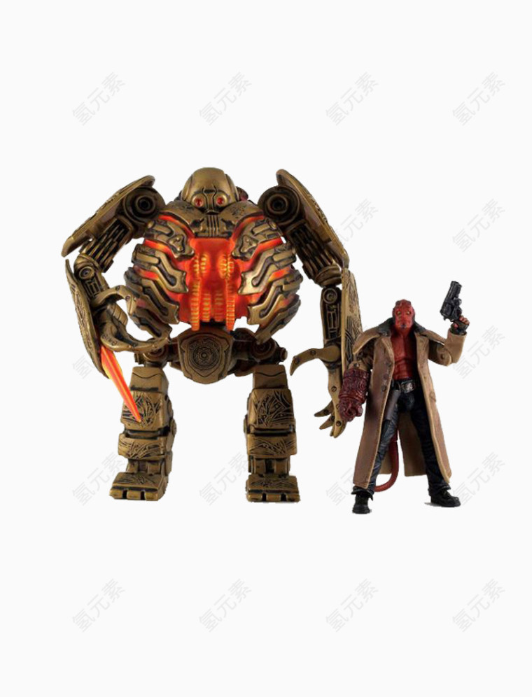 金属模型恶魔机器人