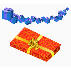 神秘大礼包礼盒设计图