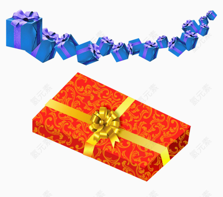 神秘大礼包礼盒设计图