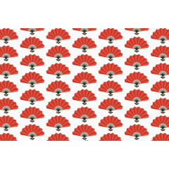 日本花纹无缝的矢量