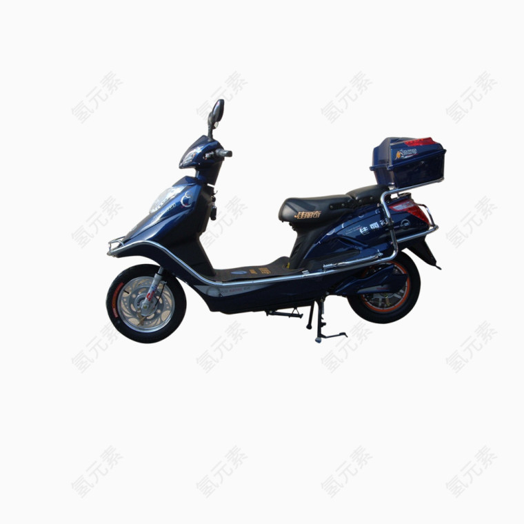 黑色节能电动车