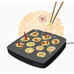 卡通章鱼小丸子