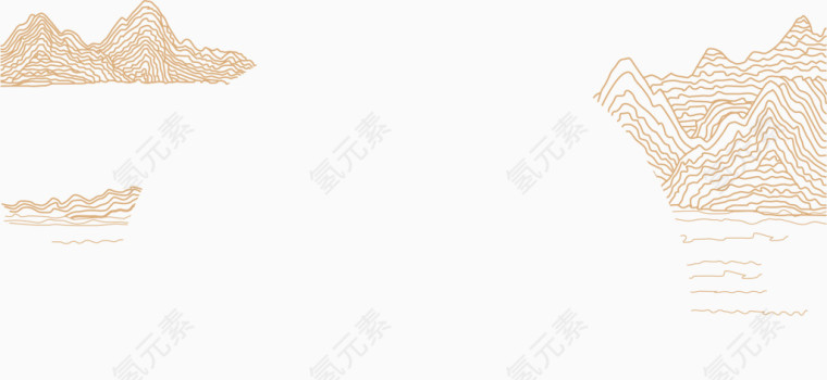 山脉背景纹理矢量元素