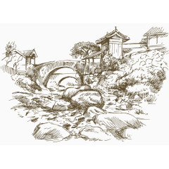 日本手绘素材