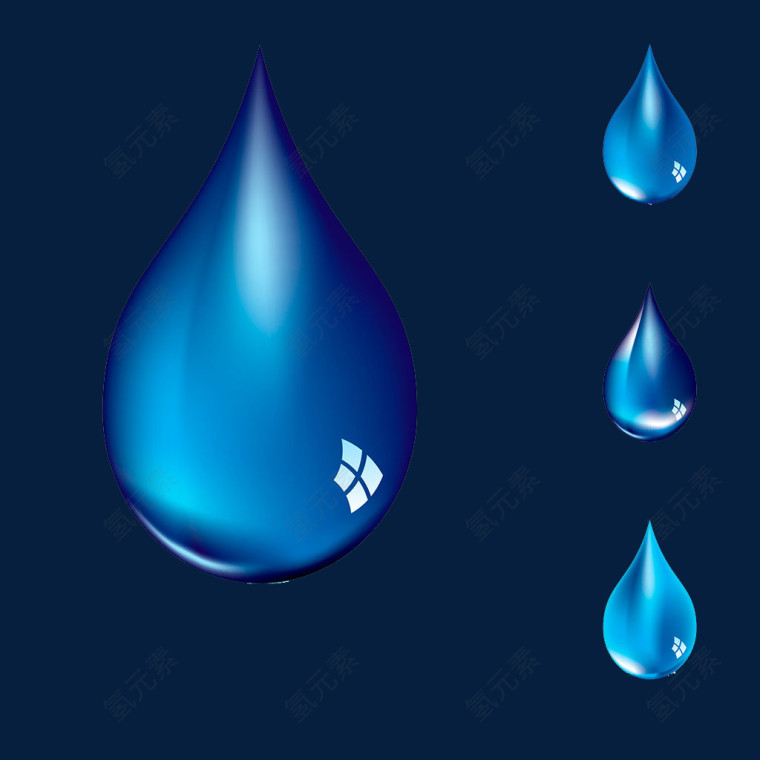 三颗小水滴
