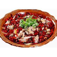 美食素材沸腾牛蛙