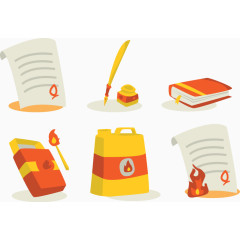 矢量图消防素材