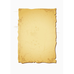 木板与破损牛皮纸卷怀旧风格背景矢量图