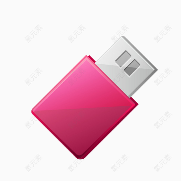 红色U盘模型