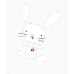 卡通流氓兔免扣素材