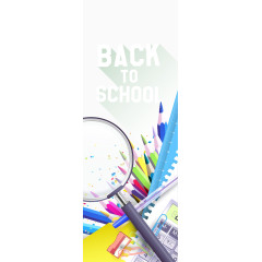 矢量回学校素材