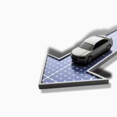 白色现代交通工具